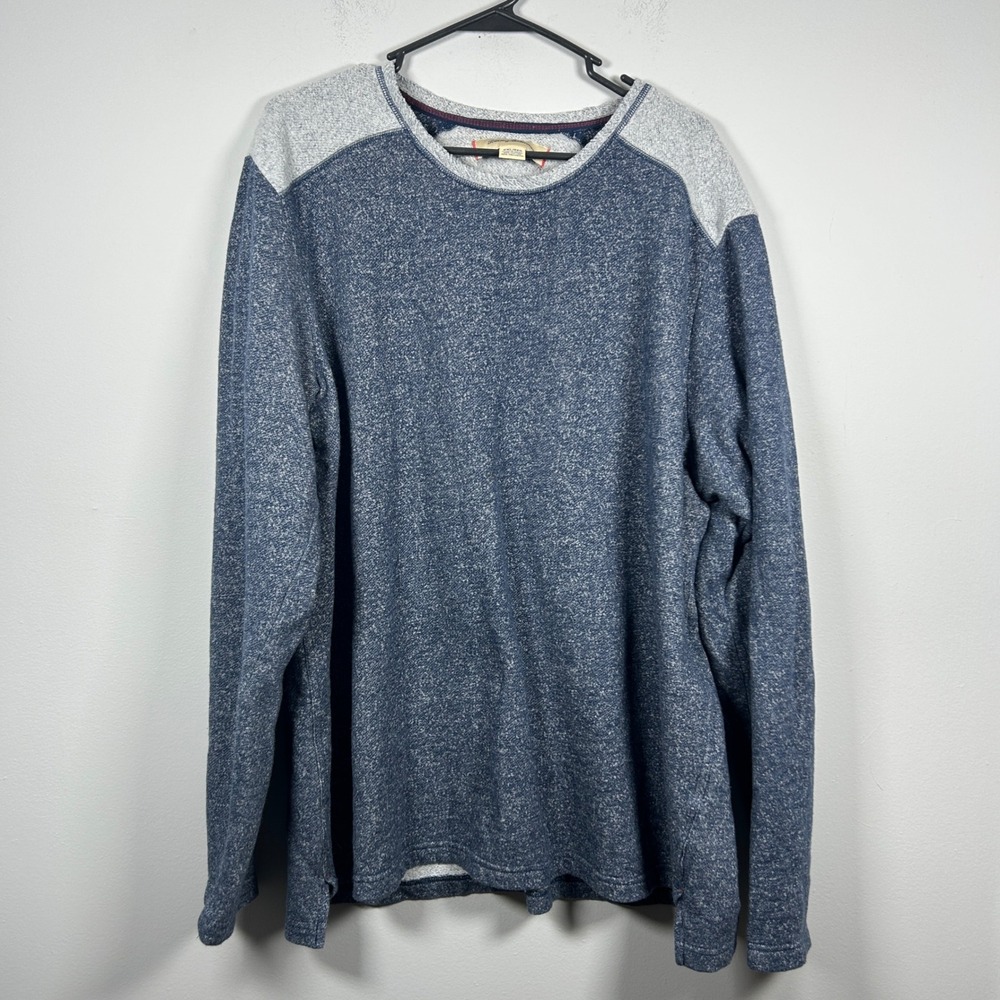 Tommy Bahama Sweatshirt Mens XXL Blue Gray Pullover Fleece Crewneck 229901 Beach